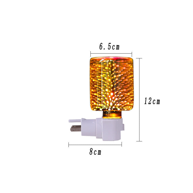 Home Fashion 3D Glass Wall Aromatherapy Diffuser