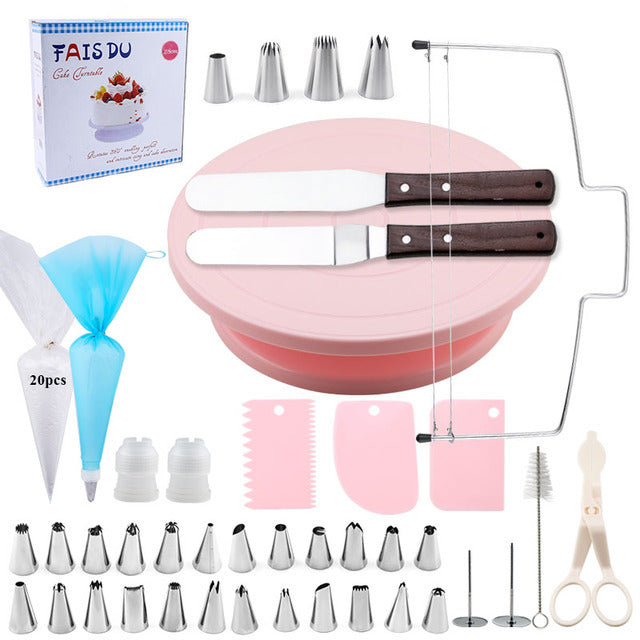 62PC Cake Decorating Piping Set