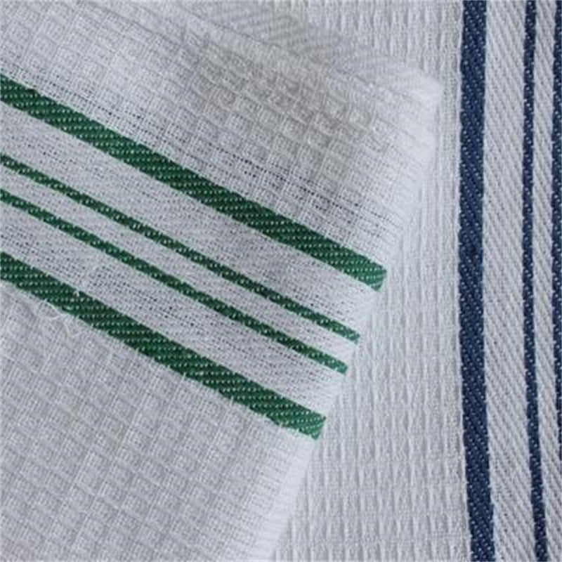 Table Linens: French Striped Cotton Tea Towel