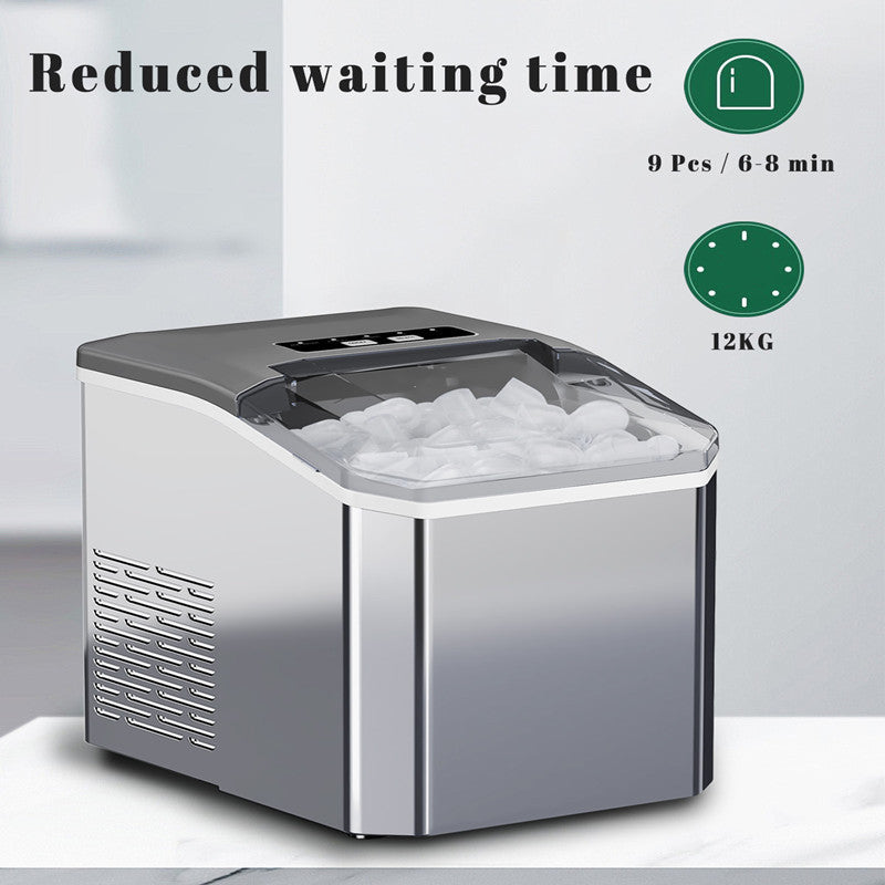 Stainless Steel Countertop Ice Maker