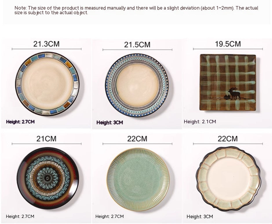 Thanksgiving Tableware: Autumn Leaves Dinner Plates