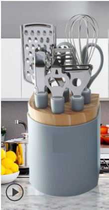 Stainless Steel Silicone Handle Tools-Molded Container
