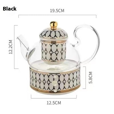 Ceramic & Glass Candle Teapot in 2 Designs