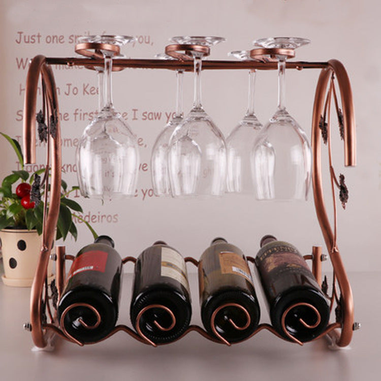 Lux Countertop Bottles & Stemware Wine Rack