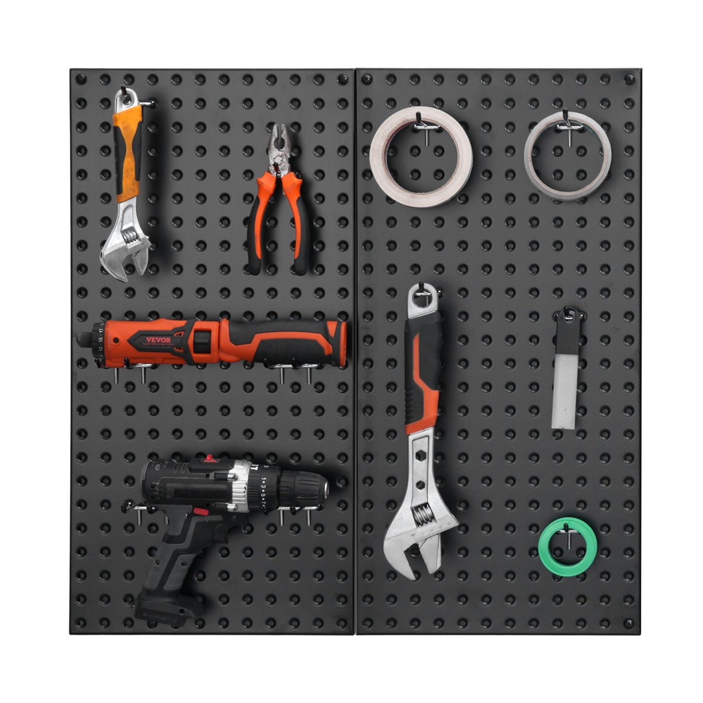 Metal Wall Mount Pegboard Panels
