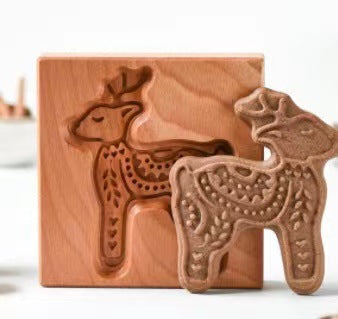Wooden Animal, Nature, Decorative Stamp Molds