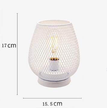 Iron Art Birdcage Table Lamp