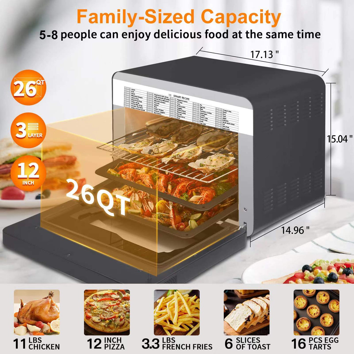 Multifunctional Countertop Oven