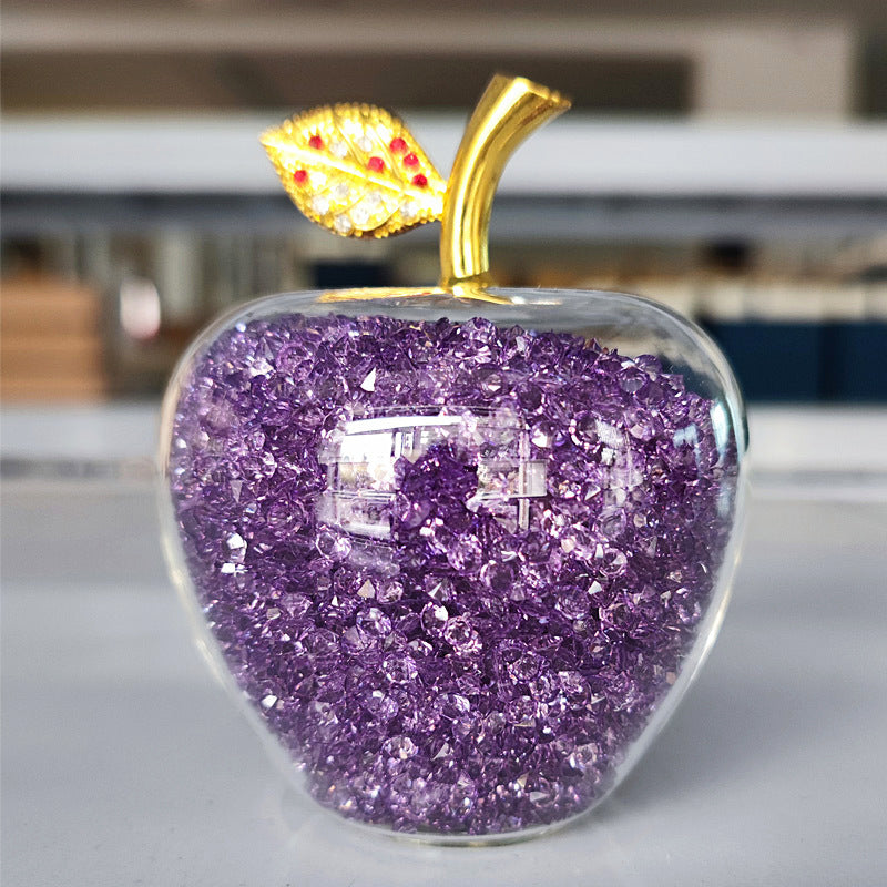 Crystal Apple Ornaments