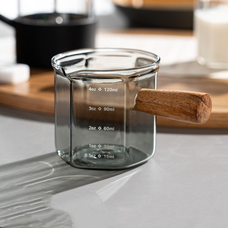 Hexagonal Glass Measuring Cup