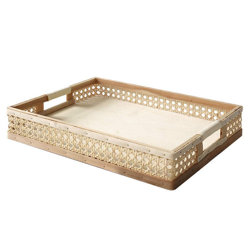 Serveware: Woven Bamboo Serving Tray