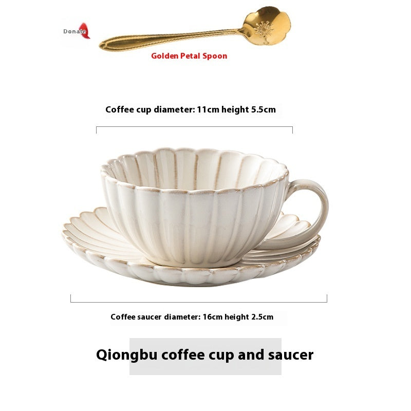 Chrysanthemum Petal Coffee Cup Set