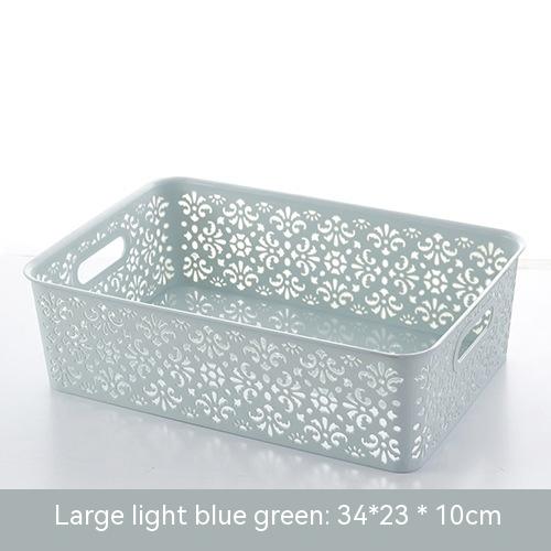 Woven Plastic Storage Baskets