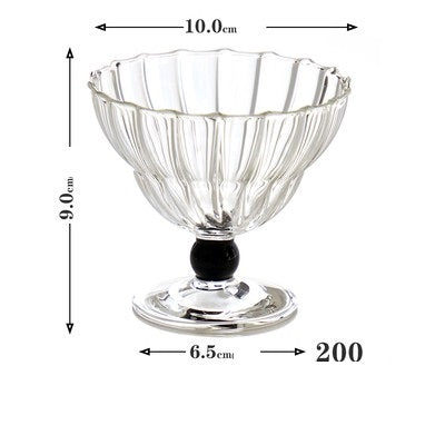 Ice Cream Parlor Milkshake Glass