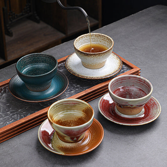 Japanese Ceramic Espresso Cup & Saucer