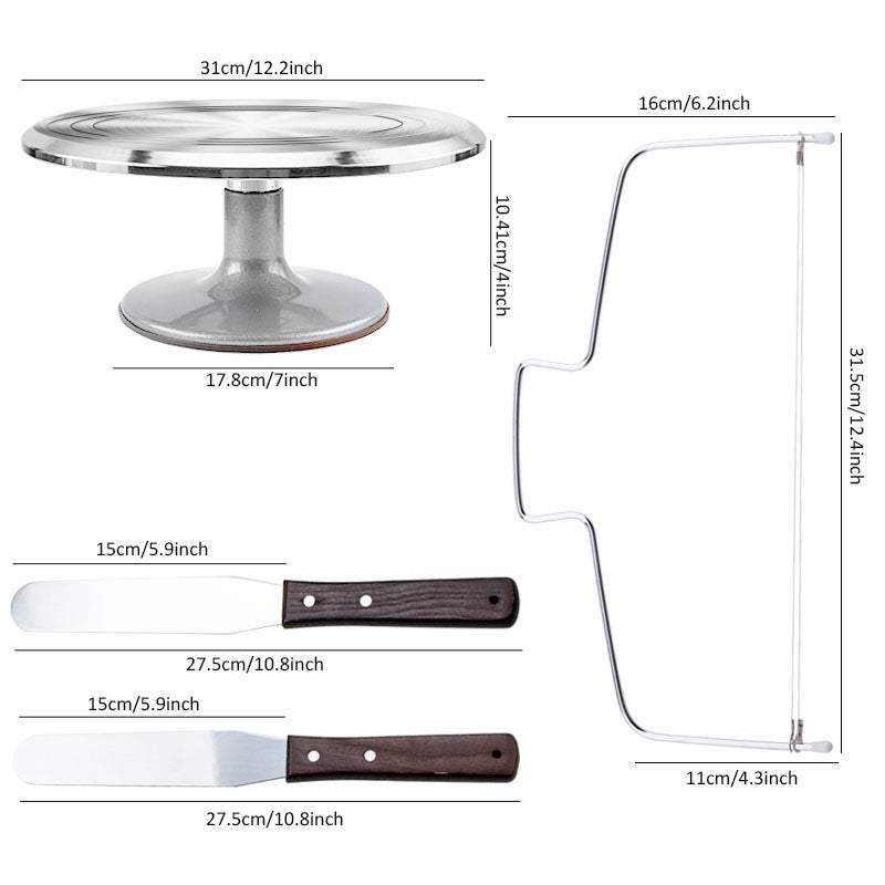 Cake Decorating Turntable-Aluminum Alloy