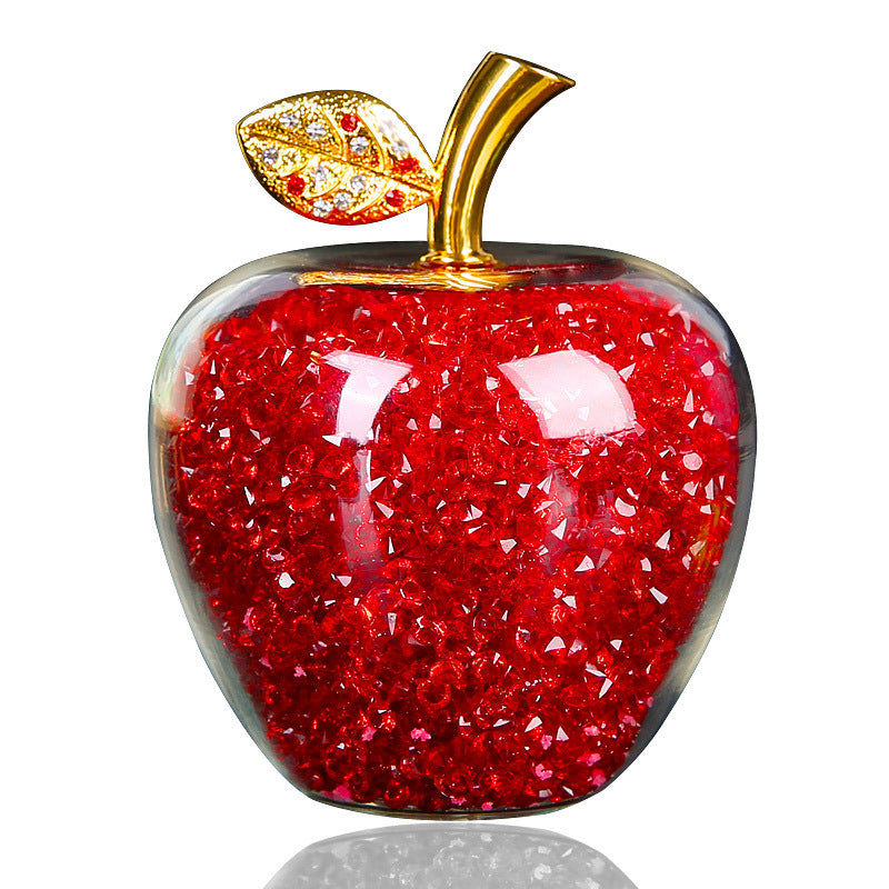 Crystal Apple Ornaments