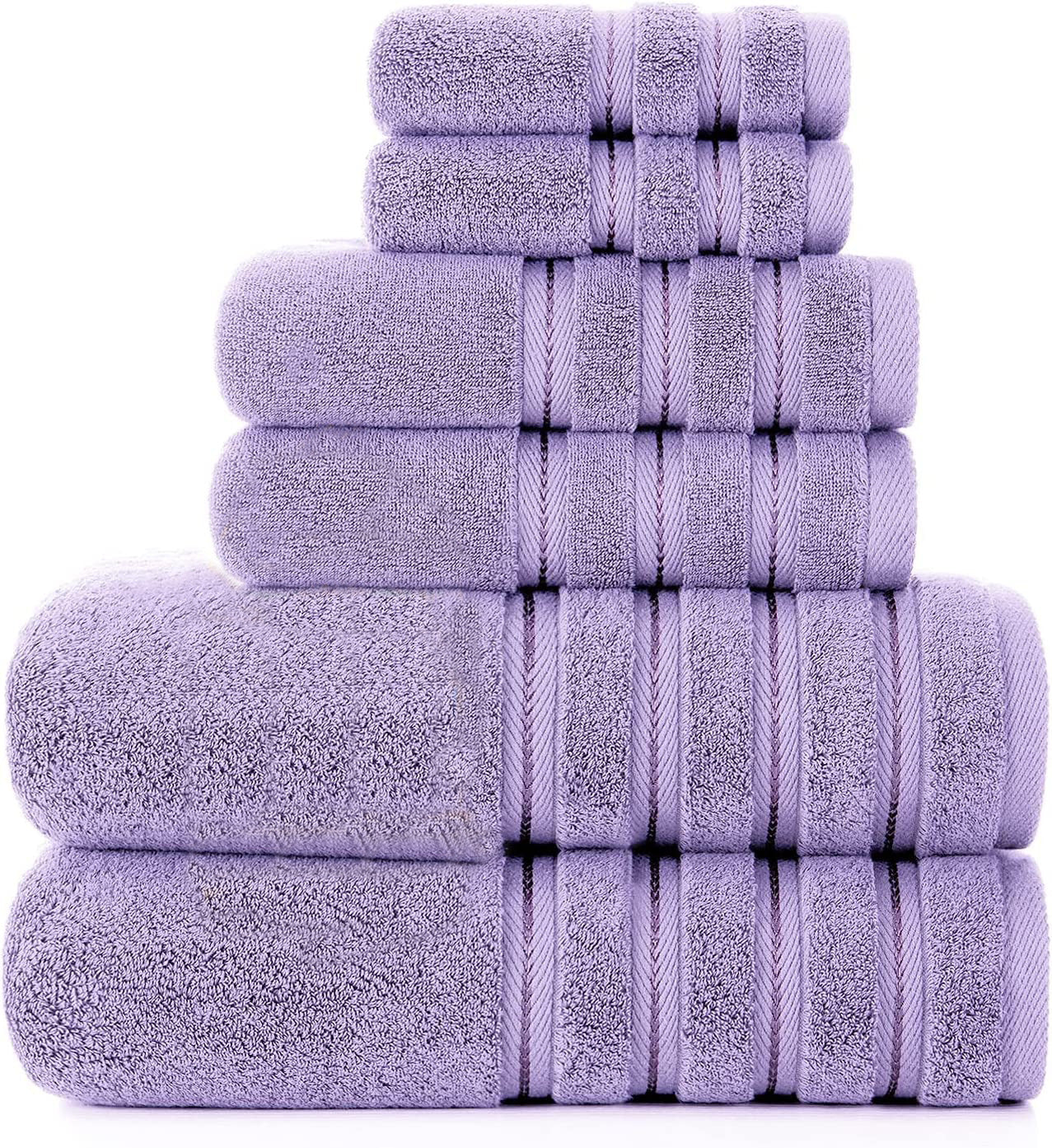 Towels: Bath Towels: Absorbent Long Staple Cotton Towel Bath Towel Set