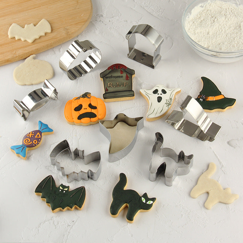 Halloween Cutter Collection-12-piece Stainless Steel