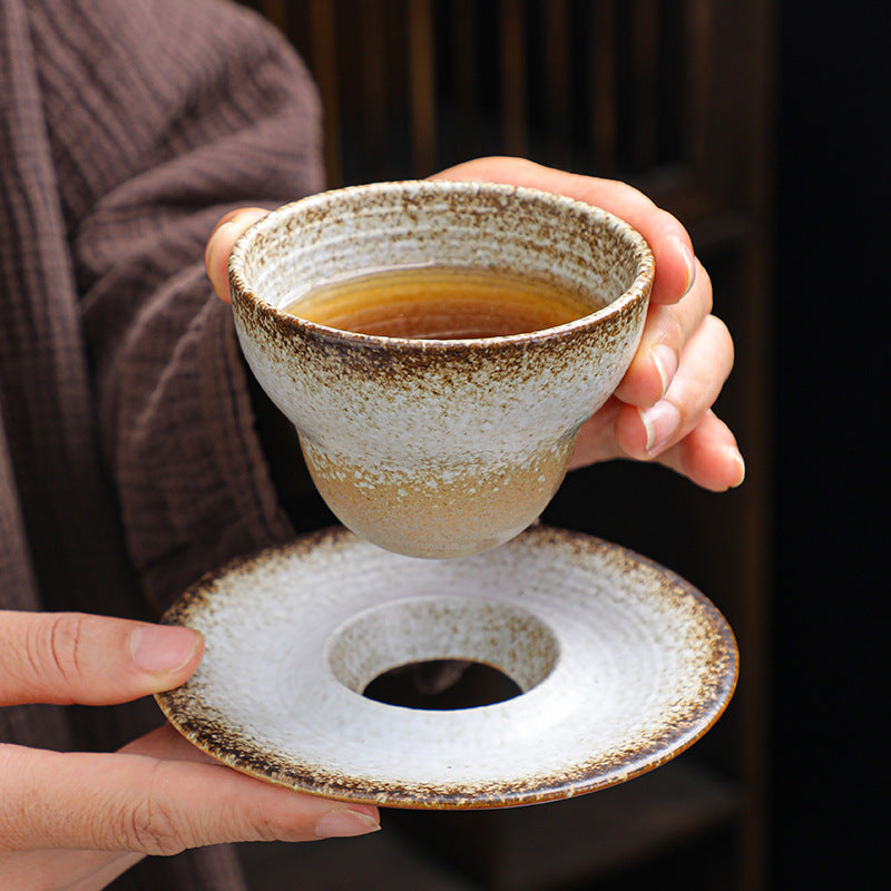 Japanese Ceramic Espresso Cup & Saucer