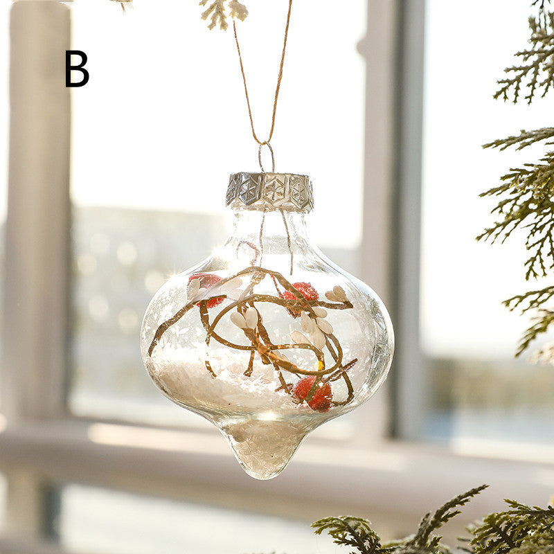 Christmas Tree: Ornaments-Glass Encased  Objects