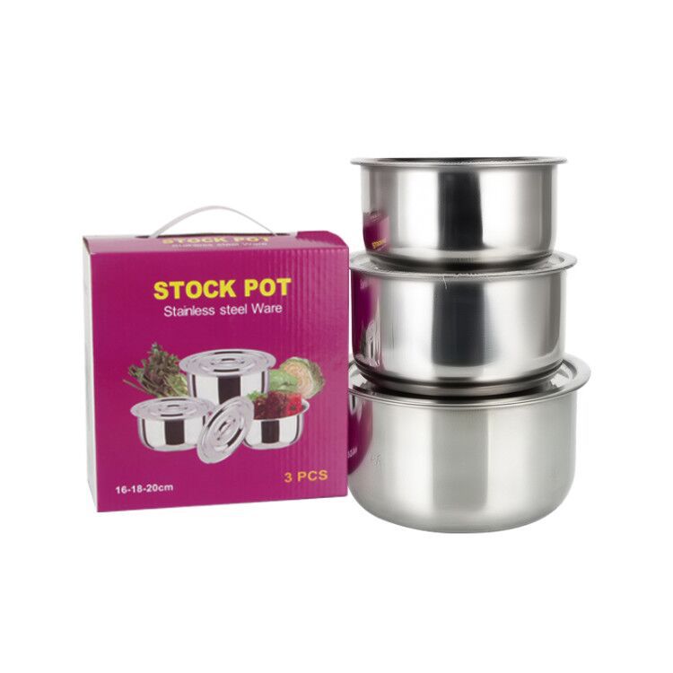 Stainless Steel Stock Pot Bowls