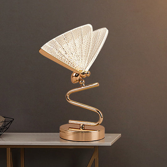 Minimalist Gold Butterfly Lamp