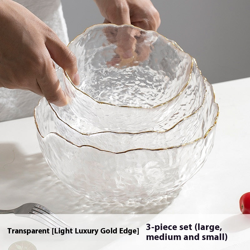 Glacier Glass Serving Bowls